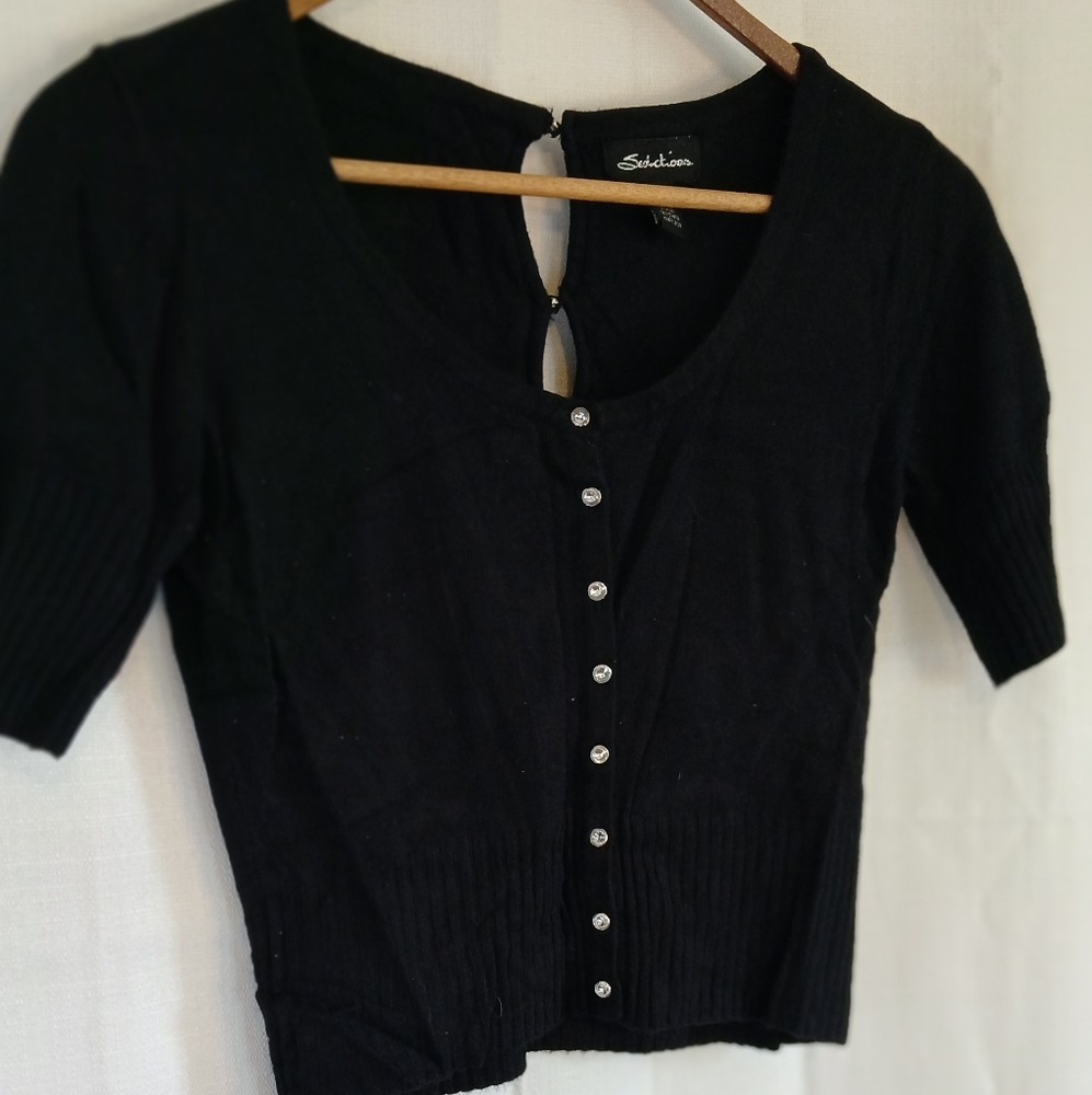 Seductions Crop Cardigan